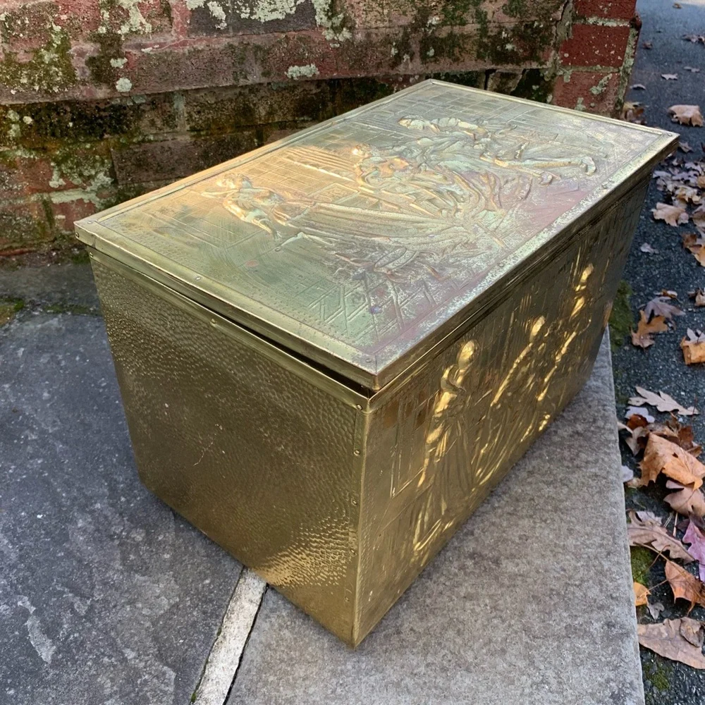 Brass embossed box